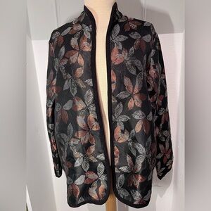 Floral Patterned Women's Jacket